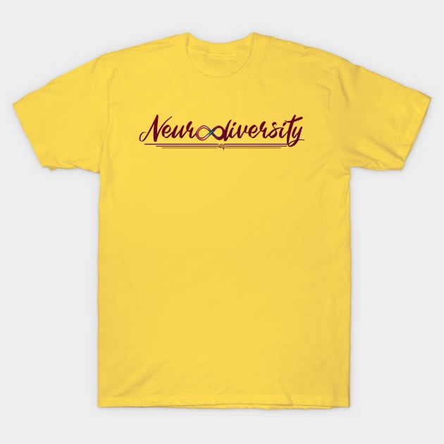 Neurodiversity (front only) T-Shirt by LondonAutisticsStandingTogether